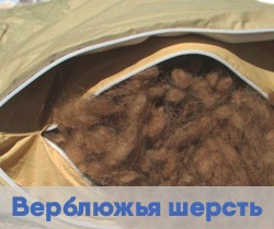 Наполнитель верблюжья шерсть