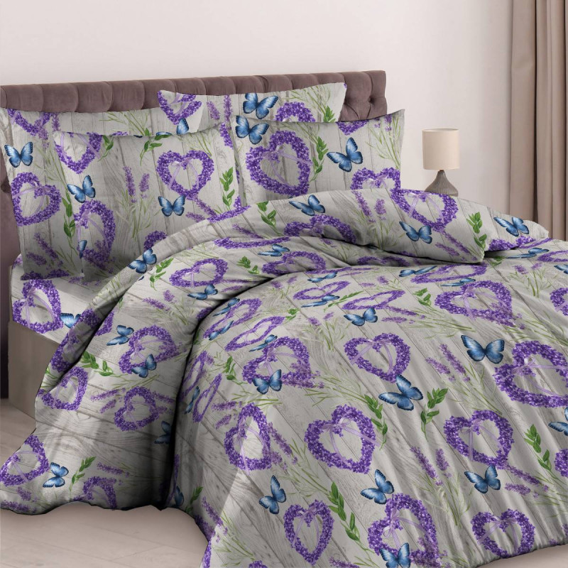 Простынь 1.5 сп. 150х215 бязь Лето в Провансе Простынь 1.5 сп. 150х215 бязь Лето в Провансе