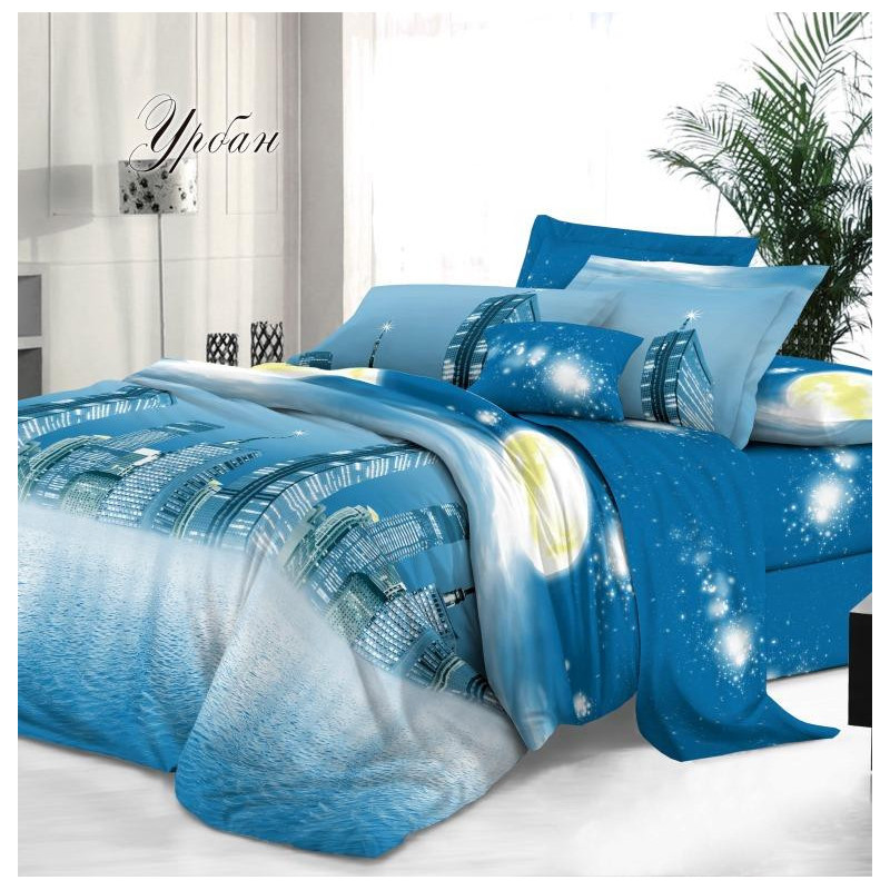 Постельное белье 1,5сп сатин Престиж Урбан Постельное белье 1,5сп сатин Престиж Урбан