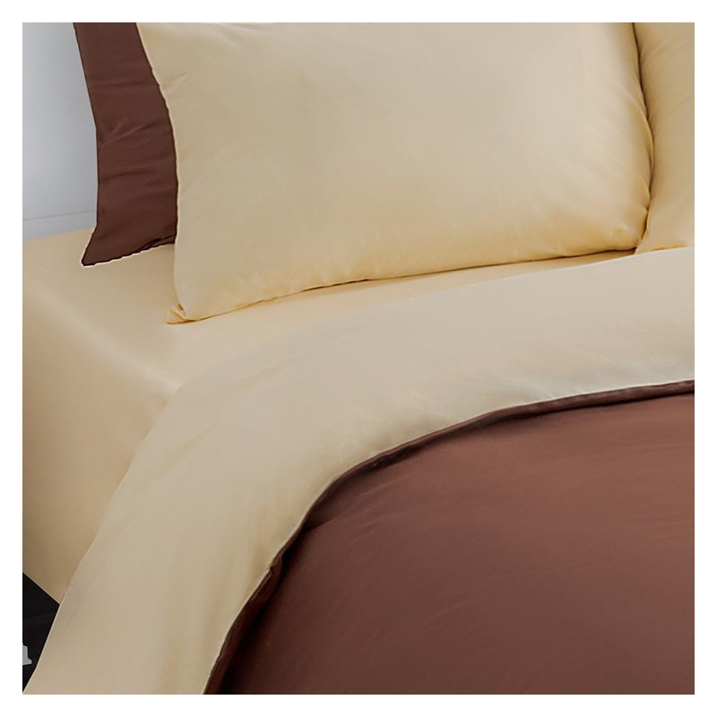 Постельное белье NUANCE 2 сп с европростыней перкаль Brownie Постельное белье NUANCE 2 сп с европростыней перкаль Brownie