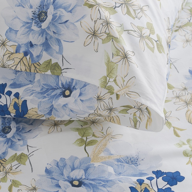 Постельное белье NUANCE 1,5сп сатин Garden blue Постельное белье NUANCE 1,5сп сатин Garden blue