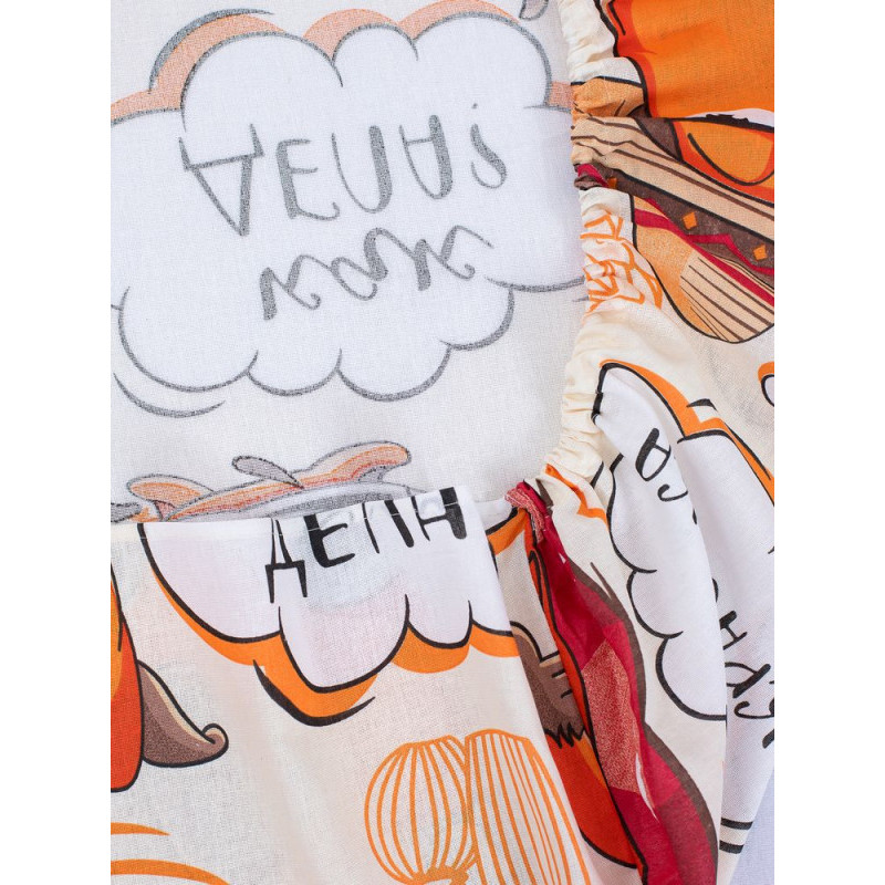 Простынь 90х190 на резинке бязь Комфорт Капибара (борт 20 см) Простынь 90х190 на резинке бязь Комфорт Капибара (борт 20 см)