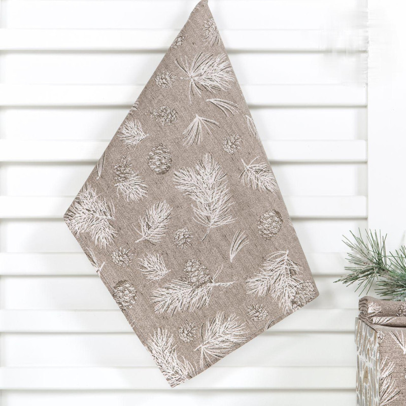 Полотенце 50х70 рогожка Шишкин лес Полотенце 50х70 рогожка Шишкин лес