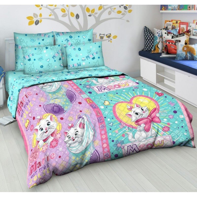 Детское 1.5 сп покрывало 145х205 бязь Мэри Детское 1.5 сп покрывало 145х205 бязь Мэри