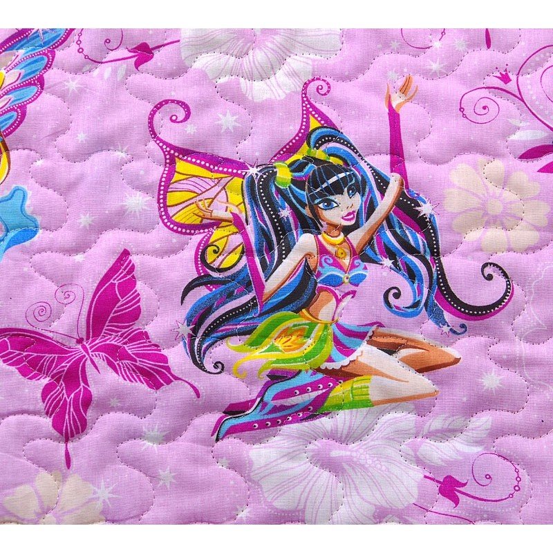 Детское покрывало 110х140 перкаль Волшебницы Детское покрывало 110х140 перкаль Волшебницы