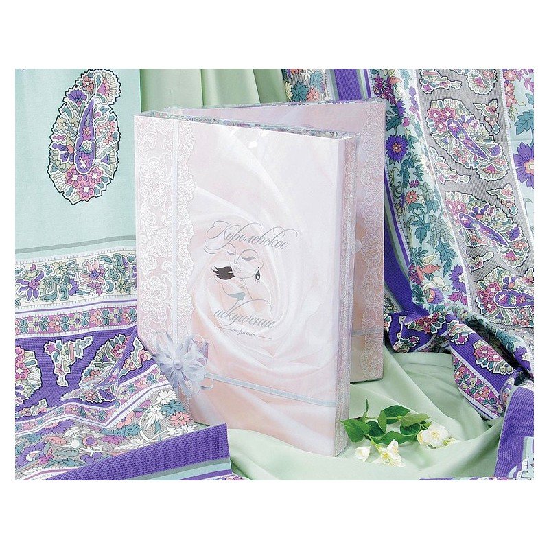 Постельное белье семейное перкаль Яблони в цвету Постельное белье семейное перкаль Яблони в цвету