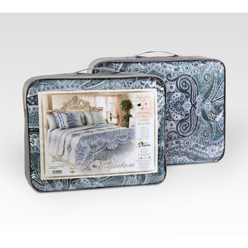 Покрывало 200х240 см сатин Лунный камень Покрывало 200х240 см сатин Лунный камень