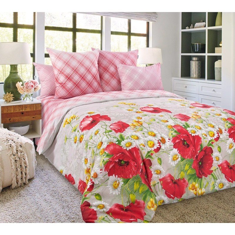 Простынь евро (220х240) перкаль Волшебные краски 1 компаньон Простынь евро (220х240) перкаль Волшебные краски 1 компаньон