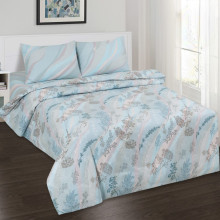 Постельное белье 1,5сп поплин (2нав 50х70) Музыка ветра