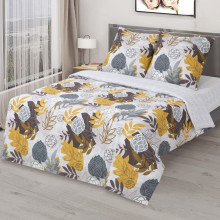 Постельное белье евро бязь Артишок