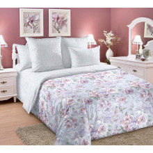 Наволочки 50х70 (2шт) на клапане перкаль 110 г/кв.м Бал цветов 3 (в цвет пододеяльника)