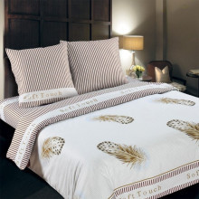 Постельное белье 1,5сп. поплин Прикосновение