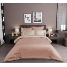 Постельное белье евро сатин (4нав, пододеяльник 215х215) Сердолик (коробка)