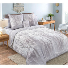 Постельное белье евро сатин (4нав) Ивушка (коробка)