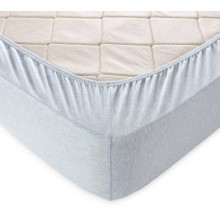 Простыня 90х200 на резинке трикотаж Comfort Life Васильковый