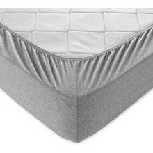 Простыня 90х200 на резинке трикотаж Comfort Life Эрл Грей