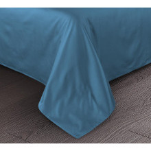 Простынь евро (240х180) сатин однотонный Серо-голубой арт.L000G