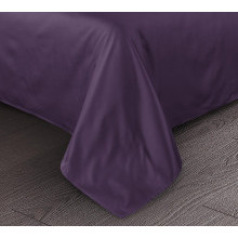 Простынь евро (240х180) сатин однотонный Фиолетовый арт.L000G