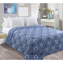 Покрывало 260х210 см перкаль Валери 3 синий