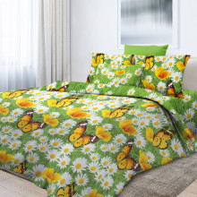 Пододеяльник 180х215 см бязь Ромашковая поляна
