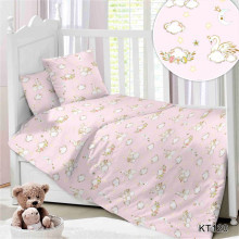 Детское постельное белье ясельное сатин Спящий лебедь Детское постельное белье ясельное сатин Спящий лебедь