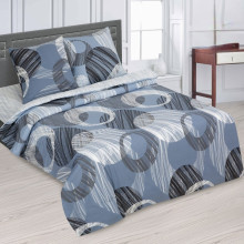 Постельное белье семейное поплин Сириус