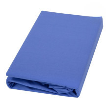 Пододеяльник евро 205х215 см однотонный поплин Синий