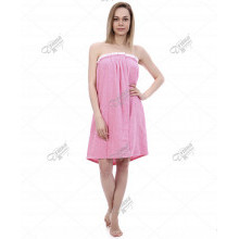 Махровое парэо для бани женское Бледно розовый Махровое парэо для бани женское Бледно розовый