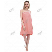 Махровое парэо для бани женское Персиковый Махровое парэо для бани женское Персиковый