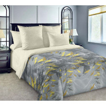 Постельное белье евро сатин (4 нав) Солнечные птицы (коробка) арт.4339Н