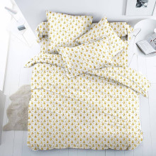 Наволочка 70х70 перкаль (1шт) на клапане Маленькие совята