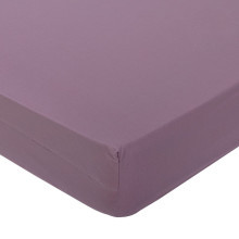 Простыня 160х200 на резинке (борт 20 см) поплин Дымчатая роза