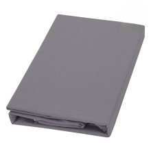 Пододеяльник евро 205х215 см поплин однотонный Серебро