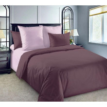 Наволочки 50х70 (2шт) на клапане перкаль 110 г/кв.м Винный 4 (в цвет пододеяльника)