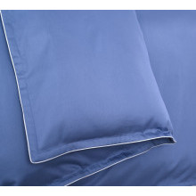 Пододеяльник евро 210х215 см сатин гладкокрашенный Джинсовый