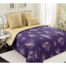 Постельное белье 1,5сп перкаль Ветки мимозы 2 арт. 1150ЛН