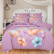 Постельное белье евро велюр Анетта