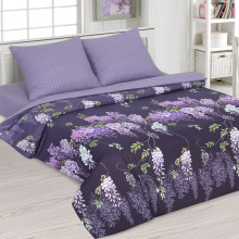 Постельное белье 1,5 сп/рез. простыня 140х200 поплин Глициния