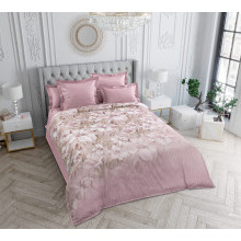 Постельное белье евро сатин (4 нав.) Предрассветная дымка (коробка) арт. L7323F