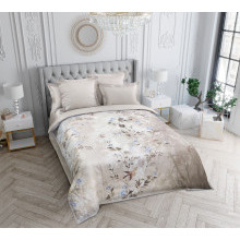 Постельное белье евро сатин (4 нав) Венец природы (коробка) арт.L7323F