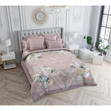 Постельное белье евро сатин (4 нав) Волшебное утро (коробка) арт.L7323F