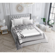 Постельное белье евро сатин (4 нав) Покров тайны (коробка) арт.L7323F