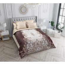 Постельное белье евро сатин (4 нав) Сумеречное танго (коробка) арт.L7323F