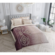 Постельное белье евро сатин 4нав. (пододеяльник 200х220 см) Талисман (коробка)