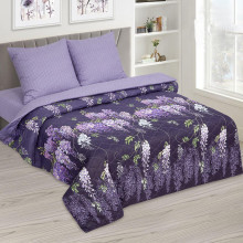 Постельное белье зима-лето 1,5 сп. поплин Глициния