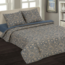 Постельное белье 2 сп/рез. простыня 160х200 поплин Мадрид