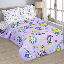 Детское белье 1.5 сп. поплин Аниме