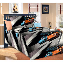 Детское белье 1.5 сп. поплин Скорость