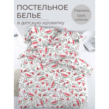 Детское белье в кроватку перкаль Арбузики арт. 3523 Детское белье в кроватку перкаль Арбузики арт. 3523
