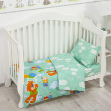 Детское белье ясельное бязь Улётные мишки